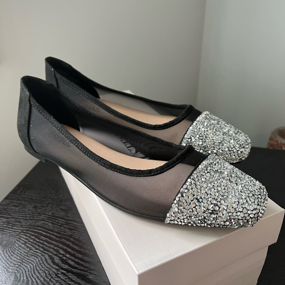 Crystal top Flats